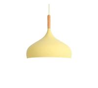 Industrial Chandelier Elegant Lampshade Black Pendant Light(Yellow,40CM)