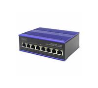 ASSMANN Electronic DN-650108 commutateur réseau Fast Ethernet (10/100) Connexion Ethernet, supportant l'alimentation via ce port (PoE) Noir, Bleu