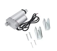 Industrial Grade Electric Linear Actuator with Mounting Bracket Industrial Control Device Stroke 50mm Force 750n Voltage Dc 24v Includes Reverse Polarity Switch Controller (DC24V)