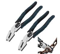 Industrial-Grade Multi-function Cutting Pliers, 9-in-1 Multi-functional Pliers Nail Puller with High-Leverage Design - Easily Cuts Through Thick Steel Wire Ropes, Iron Wires & Cables (2PCS)