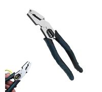 Industrial-Grade Multi-Function Cutting Pliers, 9-In-1 Multifunctional Plier Nail Puller, Cable Stripper, Compound Action Leverage Design Linemans Pliers for Electricians, Repairman (1 PC)