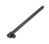Industrial Height Measurement Adaptor 9x9x200mm | Aluminum Alloy Square Rod with 6mm / 8mm Clamp | Connecting Rod for Dial Indicators/Measuring Instruments/Accurate Devices
