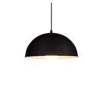 Industrial Home Vintage Large Iron Light Semicircle Metal Pendant Lighting Dome Color Chandeliers Lamp for Kitchen Island Dining Table,E27(Dark,60cm)