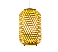 Industrial Lantern Pendant Light Vintage Restaurant Fixtures Southeast Asian Chandelier Rural Decorative Hanging Lighting for Kitchen Island Dining Room Foyer(Natural,30 * 50cm)