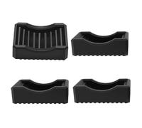 Industrial Leg Stabilizer, Stackable Wheel Stopper, Efficient with Rubberized Grip, Reinforced Load Bearing Block, Maintenance Accessory with Modern Style, Support Tool for Appliances and Decks