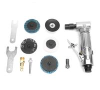 Industrial Pneumatic Die Grinder 90° Angle | 20000 RPM for Metal Grinding/Wood Shaping/Tire Deburring | 2 Inch Disc, 3.18-6.35mm Chuck, 1/4 ' ' BSP