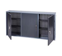 Armoire à outils ( 4000870177 ) H600xL1200xP200mm 3 panneaux arrière perforés, 3 portes