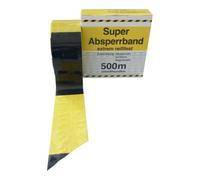 Industrial Quality Supplies Bande de signalisation L.500 m I.80 mm jaune/noir à damier 500 m/carton Quantité:1