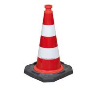 Industrial Quality Supplies Cône de signalisation TL compl. rétro-réfléchissant H. 500 mm contrôlé BAST, 2 b Quantité:1