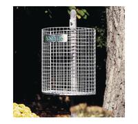 Industrial Quality Supplies Corbeille à déchets H400×I430×P210mm 27l grille métallique galvanisée avec fond perforé Quantité:1