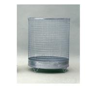 Corbeille à déchets ( 9194491020 ) H600xD400 mm 75 l avec 4 pieds