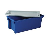 Industrial Quality Supplies Couvercle L600xl400mm gris polystyrène adapté au bacs gerbables-emboîtables Quantité:1