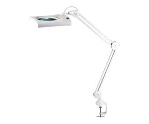 Industrial Quality Supplies Éclairage à loupe à LED lunette 190,5 mm (7,5 po.) avec cache, tête rectangulair Quantité:1