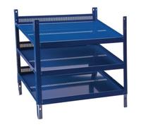 Industrial Quality Supplies Élément d'étagère LOGS 20 H520xl540xP390mm bleu RAL 5022 avec crantage poinçonné Quantité:1