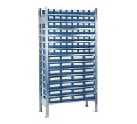 Industrial Quality Supplies Étagère à emboîter H2000xl1000xP400mm extension galvanisée 14 supports en acier Quantité:1