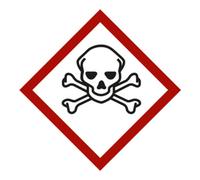 Industrial Quality Supplies HOFFMANN Symbole pour les substances dangereuses Tête de mort avec os croisés, Type: 03015 Quantité:1