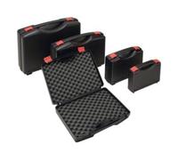 Industrial Quality Supplies Kunststoffkoffer PP noir avec mousse, L450×I360×P140mm Quantité:1