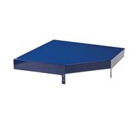 Industrial Quality Supplies LOGS Élément d’angle LOGS 260 H130×I540×P390mm bleu RAL 5022 Quantité:1
