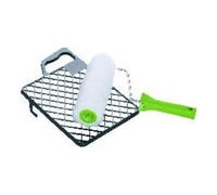 Industrial Quality Supplies Nölle Set de rouleaux Vestan B.180mm, diamètre rouleau 43mm, diamètre manche 6mm avec grille d’essorage Quantité:1