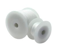 Industrial Quality Supplies Overmann Cordeau de maçon L.50 m D.1,2 mm Résistance à la rupture 25 kg PP blanc Quantité:12