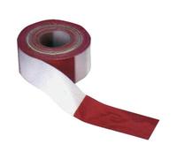 Industrial Quality Supplies Ruban de signalisation L.100m I.80mm rouge/blanc à damier 100m/carton Quantité:1