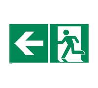Industrial Quality Supplies Signaux de secours Issue de secoursà gauche, Type: 14300 Quantité:1