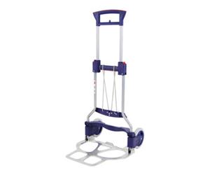 Industrial Quality Supplies STA Chariot de transport pliable Alu. H1130mm Pelle L410×I490mm Capacité 125kg Quantité:1