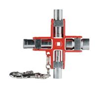 Industrial Quality Supplies SuBMaster Clé d'armoire électrique 9 en 1, 9 fonctions avec mousqueton et chaîne Quantité:1