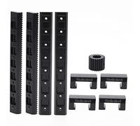 Industrial Robot Zinc Alloy Gear & Slide Rail Kit | High Accuracy Motion Conversion for Linear Actuators/Forklifts/Automation Systems | Robust Zinc Alloy Parts