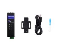 Industrial USB to RS232 RS485 TTL Converter Adapter | FT232 Chip | Isolated Serial Communication | Compatible with Windows, Linux, macOS, Android | DIN Rail & Bracket Mount