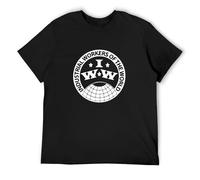 Industrial Workers of The World Union Work Iww T-Shirt Graphic Tee Printed Top Mens Black Shirt S
