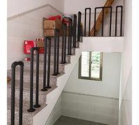 IndustrialPipe USd ilRusticGuard Garde-corps pour intérieur/extérieur Idéal pour les enfants et les personnes âgées 35 cm