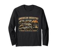 Industrie américaine 1776-2026 Travailler Ensemble Manche Longue