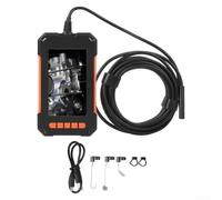Industrie avec écran LCD de 4,3 pouces, caméra d'inspection HD 1080P IP67, câble de 8 mm de 2 m/5 m, 8 lumières LED, 2600 mAh pour batterie pour tuyau de voiture moteur (2 mètres)