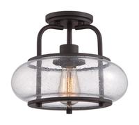 Elstead Lighting Trilogy plafonnier 1x60 W marron QZ-TRILOGY-SF-S