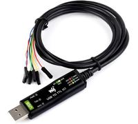 Industrie Usb To Ttl Câble De Port Série Usb To Ttl Avec Ft232Rnl Chip Avec En-Tête À 4 Broches+Connecteur Sh1.0 À 3 Broches Circuits De Protection Multiples Pour Win7/8/10/11/Mac/Linux