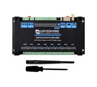 Industriel 8-Ch ESP32-S3 WiFi Relais Module Intégré RS485, Entrée Numérique, Relais, Ethernet Port, et Circuits de Protection d'isolation, Supporte RS485 et Bluetooth/WiFi Télécommande