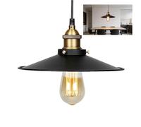 Industriel Vintage Edison Pendentif Lampe Plafonnier Rétro Intérieur Lustre pour Décoration E27 Plafonnier En Métal Pendentif élégant (Sans Ampoule)