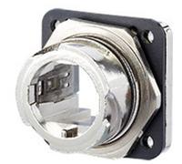 Industry IP67 V1 Metz Connect 1401013300ME RJ45 Boîtier avec bride argent 1