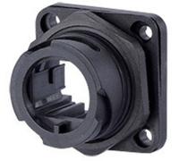 Industry IP67 V1 Metz Connect 1401013302KE RJ45 Boîtier avec bride noir 1 pc(s)