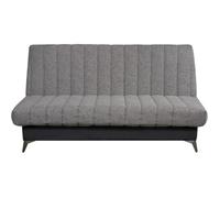 INDY Clic-clac - 2/3 places - Matelas SIMMONS Ep.13 cm - Mousse HR 35 kg/m3 - Tissu Noir - Fabriqué en France