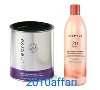 Inebrya Poudre décolorante pour cheveux violette sans poussière – 500 g