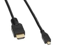 INECK® 2 mètres Micro HDMI (Type D) vers HDMI Haute Vitesse avec Etherne 3D Full HD 1080p pour connecter tous vos appareils HD micro HDMI comme le Amazon Kindle Fire HD - modèle de 2012