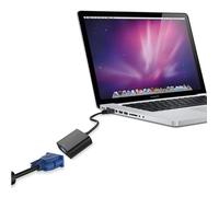 INECK® adaptateur HDMI vers VGA, HDMI mâle vers VGA femelle câble convertisseur vidéo avec port audio pour ordinateur portable PC