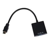 INECK® Adaptateur Mini HDMI vers VGA Câble 1080p pour Raspberry Pi Zero, Canon EOS 700D, Nikon D5300