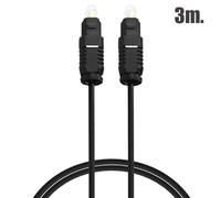 INECK® Câble audio numérique Toslink SPDIF 3m pour connecter barres de son, Blu-ray, DVD, systèmes Home Cinéma, préamplificateurs, PS4, Xbox et Playstation à un téléviseur
