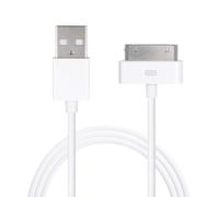 INECK® Câble de chargement/Transfert de données pour iPhone/iPad 2/3/iPod Touch 4/iPod Nano 6 Blanc