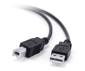 INECK® Câble Imprimante USB 2.0 A Mâle vers USB B Mâle Câble Printer Scanner Imprimante pour Canon MG5750 HP ENVY 4520 HP deskjet