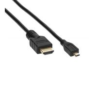 INECK® Câble Micro HDMI Mâle vers HDMI Mâle Supporte 3D Ethernet ARC pour GoPro HERO6 Black- HERO5 Black, Asus T100- Zenbook