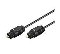INECK® Câble Optique Audio TOSLINK 5M, Fibre Optique Toslink Compatible avec PS4-3, Xbox One, Wii, Canal Sat HD, TVs HD, DVD,